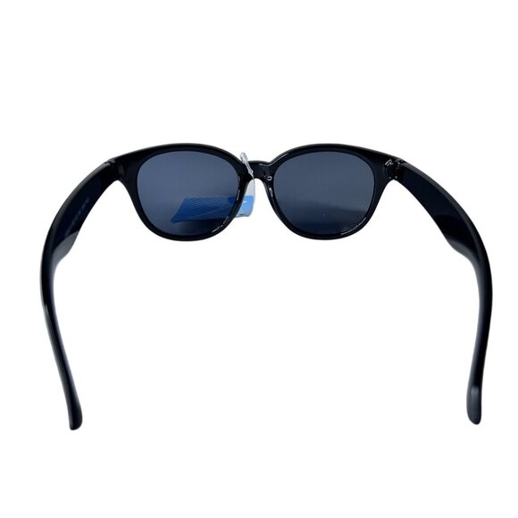Black Round Sunglasses With UV Protection Classic Style Unisex Lightweight Desig - Picture 4 of 7